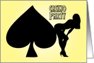 Casino Party Invitation card