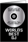 World’s Best DJ card