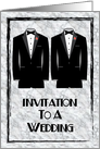 Invitation To A Gay Wedding card