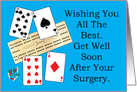 Cribbage Get Well Soon After Your Surgery card