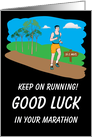 Good Luck In Your Marathon card