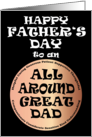 All Around Great Dad Father’s Day card