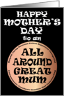 All Around Great Mum on Mother’s Day card
