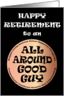 All Around Good Guy Retirement card