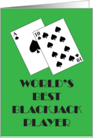 World’s Best Blackjack Player card