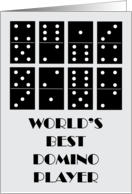 World’s Best Domino Player card