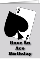 Have An Ace Birthday card