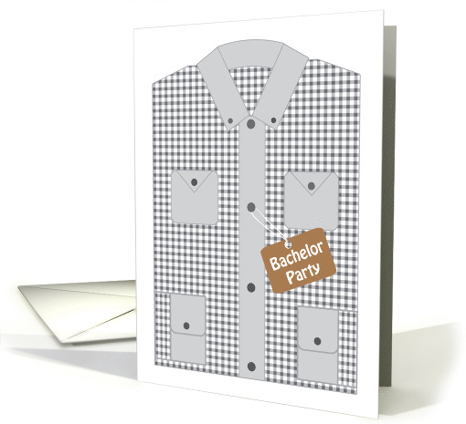 Shirt Bachelor Part Invitation card (1414256)