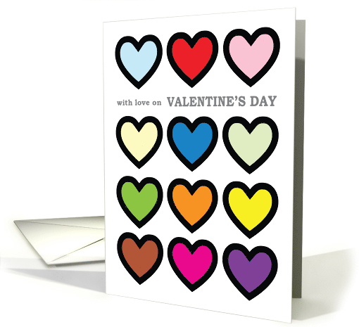 With Love On Valentine's Day card (1415716)