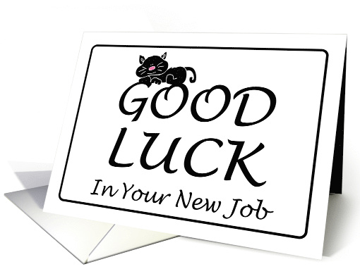 Good Luck In Your New Job card (1424080)