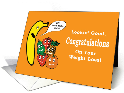 Congratulations On Your Weight Loss card (1430002)