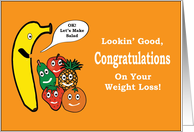 Congratulations On Your Weight Loss card