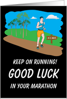 Good Luck In Your Marathon card