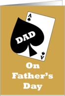 An Ace Dad On Father’s Day card