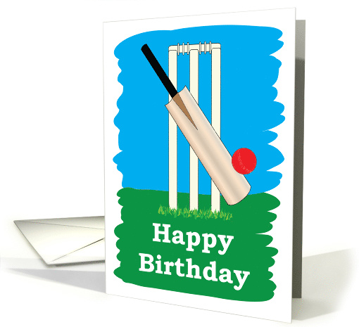 Cricket Happy Birthday card (1443400)