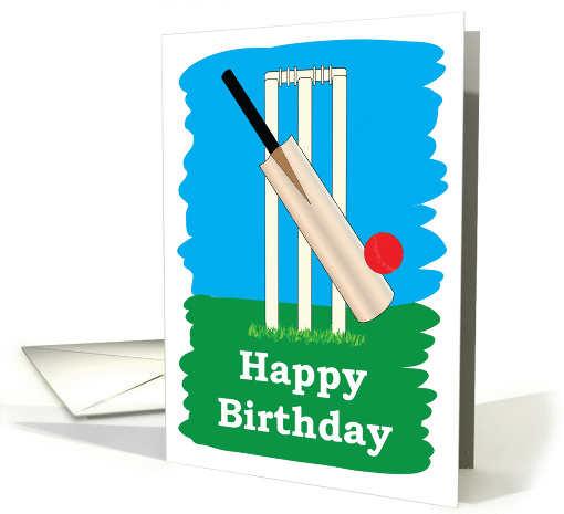 Cricket Happy Birthday card (1447358)