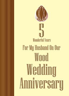 Husband 5th Wood...