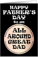 All Around Great Dad Father’s Day card