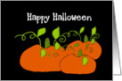 For Children -Happy Halloween - Pumpkins -digital art card