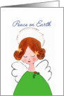 Peace on Earth - Angel - Christmas card