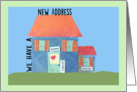 Announcement - New Address - Home - Heart- Family card