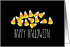 Happy Halloween - Candy Corn card