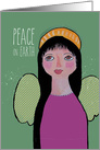 Angel Peace On Earth Christmas card