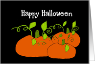 For Children -Happy Halloween - Pumpkins -digital art card