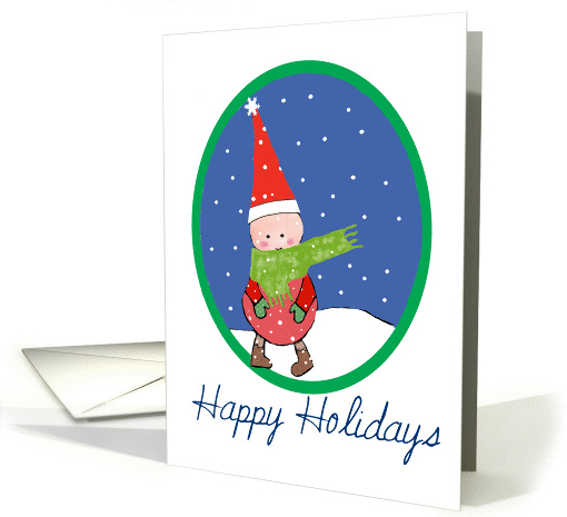 Happy Holidays - Christmas Elf card (1459326)