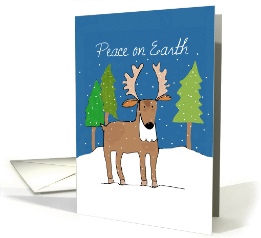 Peace on Earth - Deer - Christmas card (1459434)