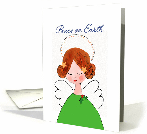 Peace on Earth - Angel - Christmas card (1460518)
