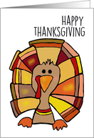 Happy Thanksgiving Turkey card