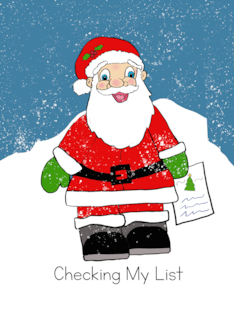 Santa Checking My...