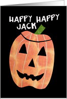 Halloween Jack-o-Lantern Jack is Back card