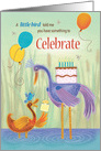 Bird Lovers Birthday Tweeting card