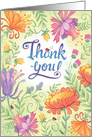 Caregiver for Mother Thank You Flowers and Lady Bugs card