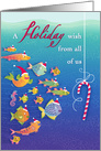 Fish Holiday Wish Candy Cane fom All Of Us card