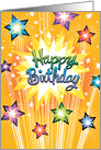 Happy Birthday Fireworks Business From All Of Us card