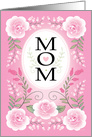 Pink Rose Lace Mother’s Day From Daughter card