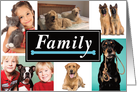 Family Bone Happy Mother’s Day From Pets Custom Photo card
