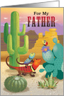 Father’s Day Lizards Cactus Succulent Desert Mesa card