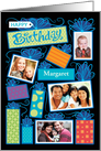 Birthday Presents Custom Photographs Bright Color card