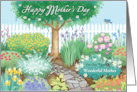 For Mother from All of Us Flower Garden Happy Mother’s Day card