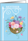Mother Unconditional Love Shepherds Hook Hanging Basket card