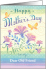 Dear Old Friend Mother’s Day Floral Yellow Butterflies card