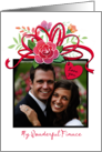 For My Fiance Custom Photo Valentine’s Total Package card