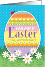Niece Super Sized Easter Egg With lady card