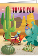 From Both Thank You Cute Lizards in the Desert card