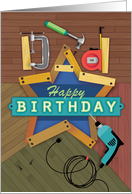 For My Dad Birthday Carpentry Project card