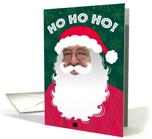 Humorous Santa Selfie Photo Christmas Hohoho card (1506162)